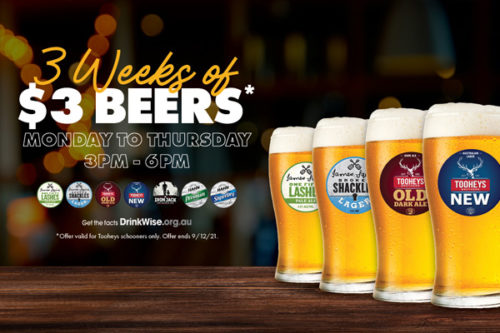 $3 Beers Promotion